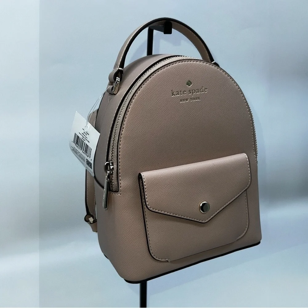 Kate Spade NWT Mini Backpack‎ In Warm Beige Color